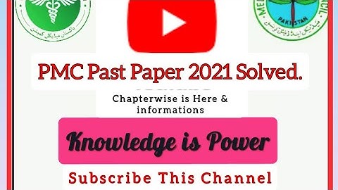 English PMC Paid Tests 2021 Mcqs solved Part 1 for nmdcat 2022