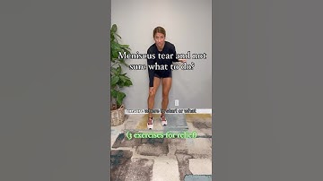 3 exercises to help heal a degenerative meniscus tear