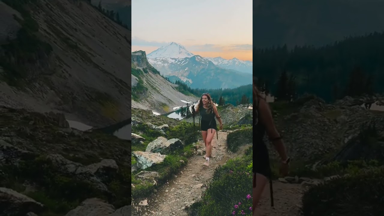 I think i found paradise jn Washington State 🤩 This hike is the Chain Lakes Loop Trail at Mt Baker