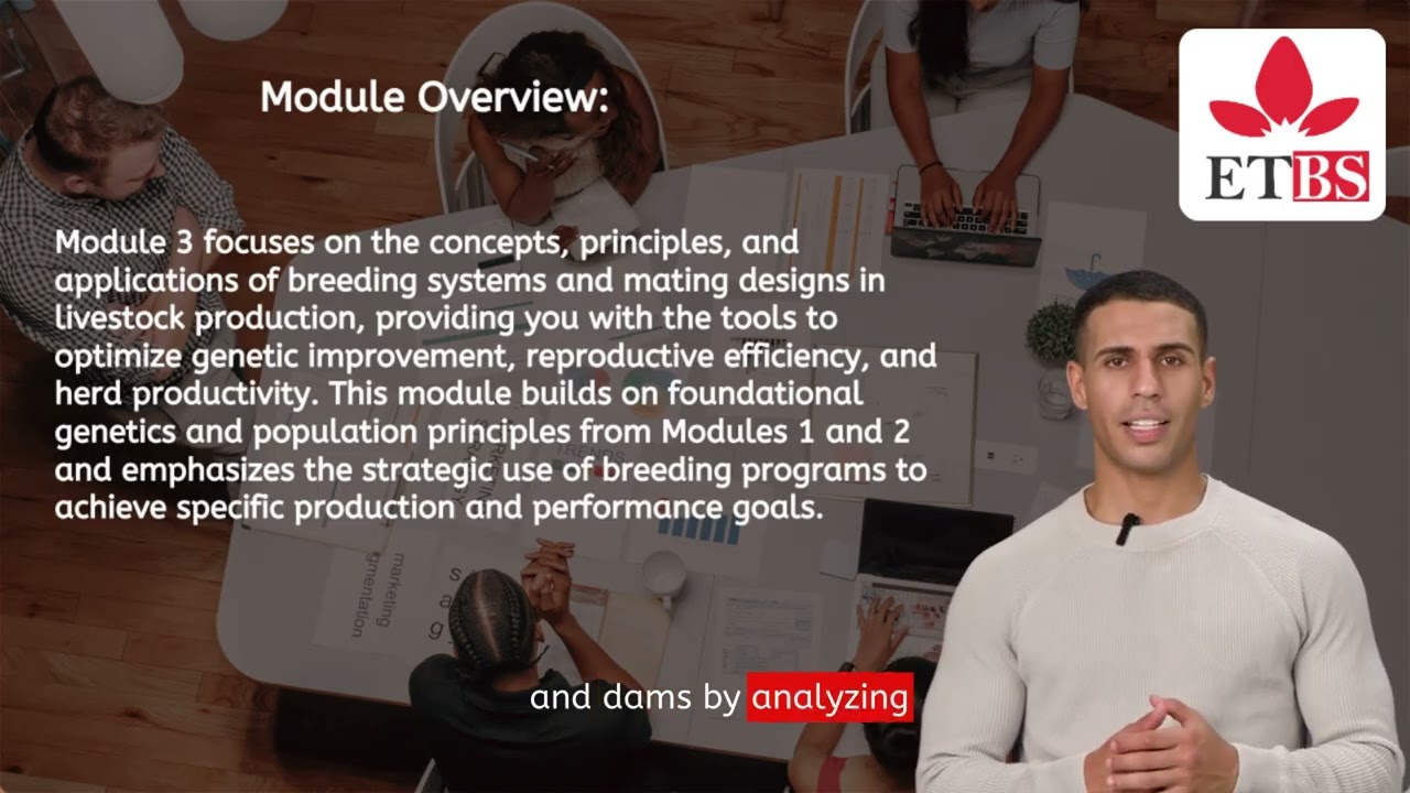 Breeding and Genetics in Livestock Production Module 4 Selection Methods and Breeding Value Estimati