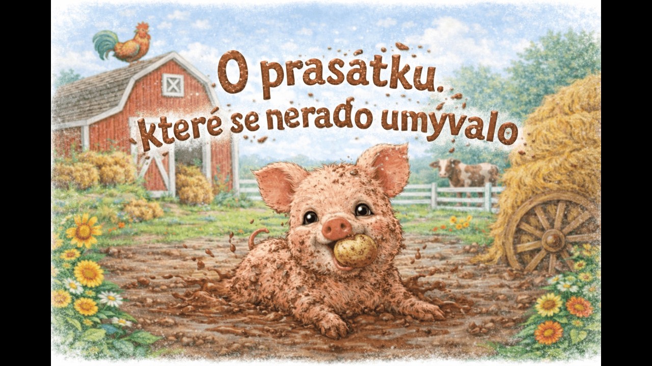 O prasátku, které se nerado umývalo/POHÁDKA NA DOBROU NOC