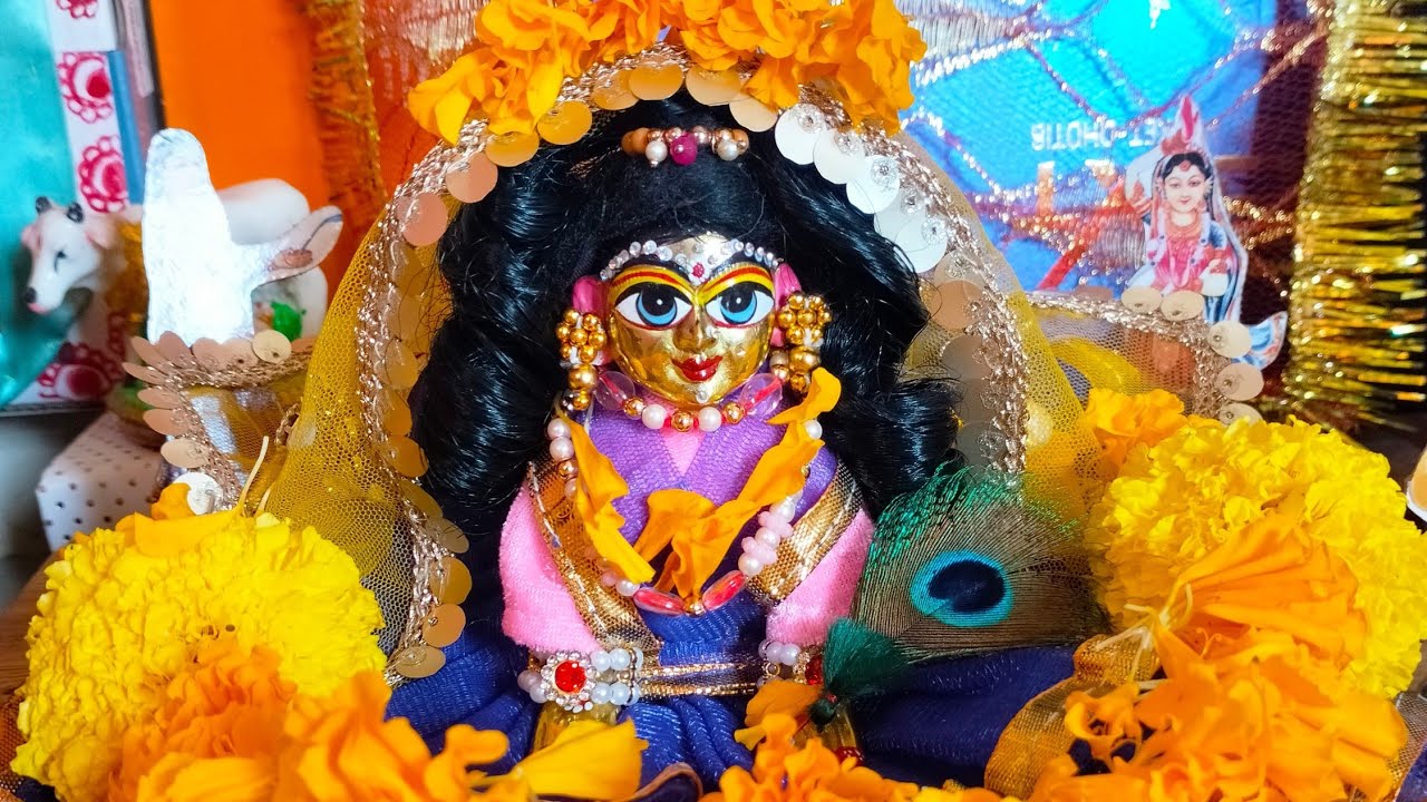 thakur ji ka pyare phool 🌹🌹 🌹 ki sringar live!@JaliGeru 