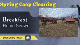 Spring Coop Cleaning with the Help of Red Power!