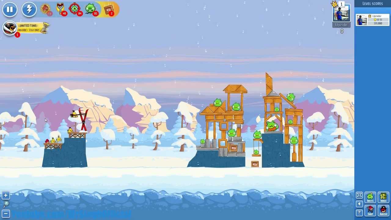 Angry Birds Friends - Week 31 Winter Tournament All Levels December 3Stars Walkthrough All Levels
