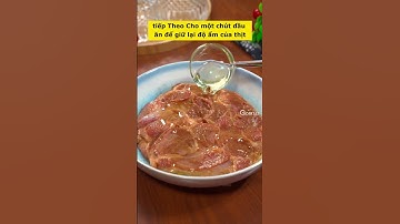 Thịt chiên theo phong cách nhà làm đơn giản