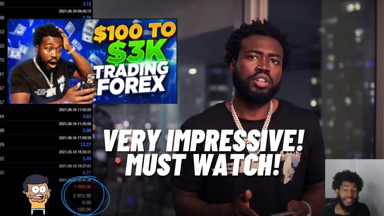 REACTING TO FOREX TRADER'S MASSIVE SMALL ACCOUNT FLIP | 100$-3000$+