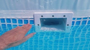 Above ground pool skimmer proper installation