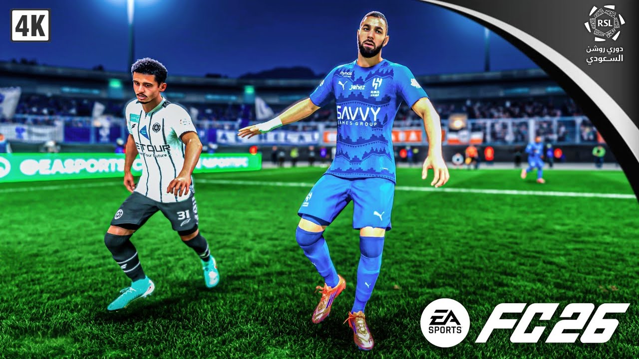 الشباب ضد الهلال. دوري روشن السعودي 🇸🇦. PS5™ EA SPORTS FC26 [4K60]