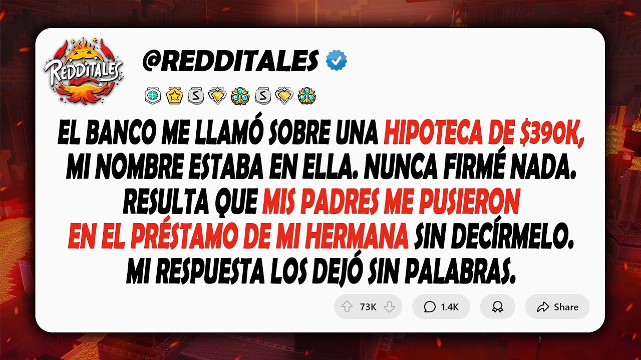 El Banco Llamó Por Un Préstamo De $390,000 A Mi Nombre, Luego Descubrí Que Mis Padres Lo Hicieron...