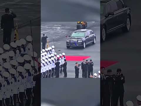 Kim Jong UN attend a meeting and go there with  car #Northkorea #kimjongun #southkorea #china #viral