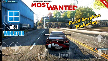 Winlator 6.1: Need for Speed : Most Wanted 2012 Gameplay(HD) Windows Emulator | Android
