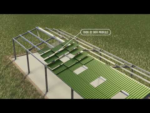 Steel Frame Building Erection and Roof laying