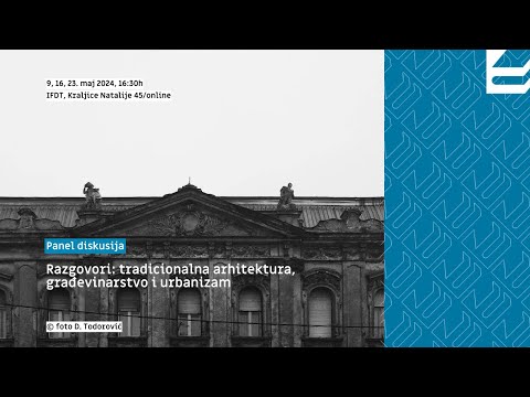 Razgovori: tradicionalna arhitektura,