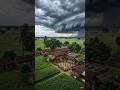 Amazing Rainfall in Village Fields 🌾🌾 Farmers Working in Rain | Beautiful Monsoon View