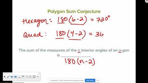 5.1 Polygon Sum Conjecture