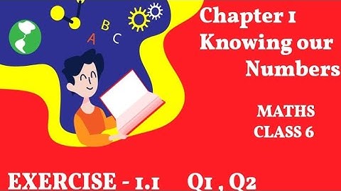 Knowing Our Numbers: Class 6 Maths, Chapter 1, Exercise - 1.1 (Q1 & Q2) | NCERT Solutions | CBSE |