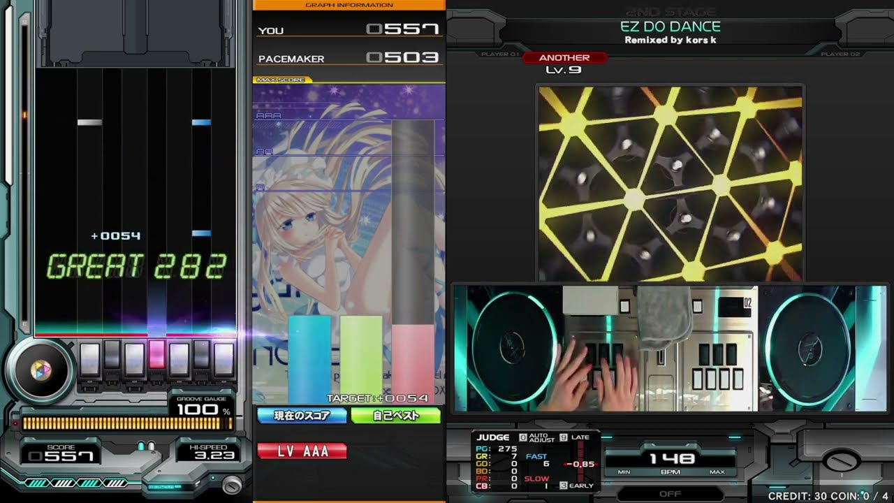 Borne Arcade Beatmania IIDX – Custom Art Resident – PC EPOLIS – Occasion Fonctionnelle