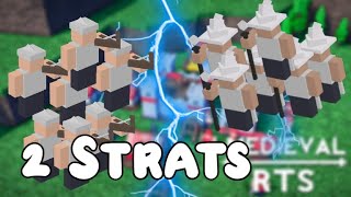 TOP 2 STRATEGIES IN ROBLOX MEDIEVAL RTS
