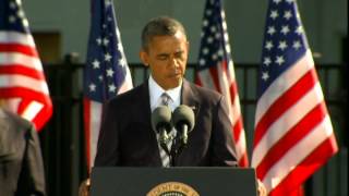 Barack Obama leads tributes as the US remembers 9/11
