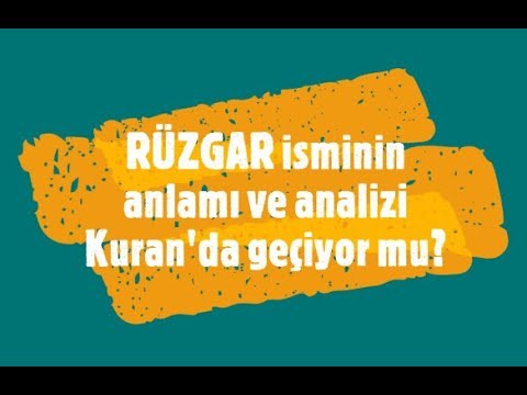 Rüzgar İsminin Anlamı ve Analizi Nedir?