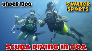 Water Sports in Goa for just 1300 rps/ Scuba Diving, Parasailing, Jet ski, Banana ride & Bumper Ride