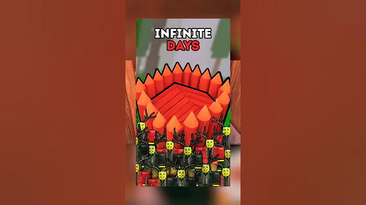 BEST AFK BASE! | ♾️INFINITE DAYS♾️ | 99 Nights In The Forest | Roblox | #viral #gaming #shorts