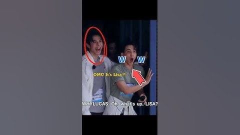 Mentor Lisa met her fanboy trainees 🤣😭 !! #lisa #blackpink #kpop #shorts #fyp #mentor #song #music