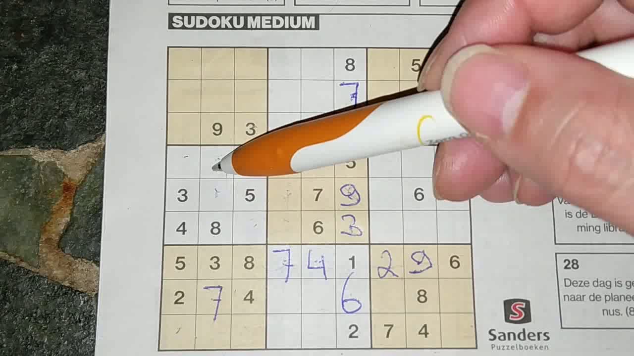Daily Sudoku Practice Continues 387 Medium Sudoku Puzzle 01 04 