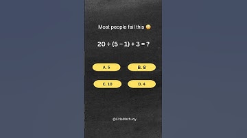 Can you solve it? | Educational |Mathtest |Quiz #quiz #reels #challenge