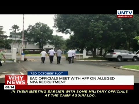 EAC Officials Meet With AFP On Alleged NPA Recruitment