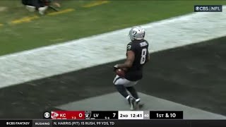 Josh Jacobs 64-Yd Rush Td - Chiefs Vs Raiders - 2023-24 Nfl Season - Week 12