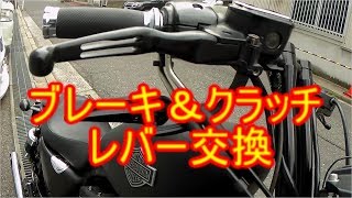 ハーレー XL883N レバー交換 - YouTube