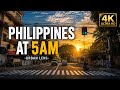 What Does the Philippines Look Like at 5 AM? 🇵🇭 | Early Morning Drive Metro Manila 4K #philippines 