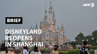 Mickey mouse leads the pomp and ceremony at shanghai disneyland as
theme park reopens after a coronavirus virus enforced shutdown.
subscribe to afp a...
