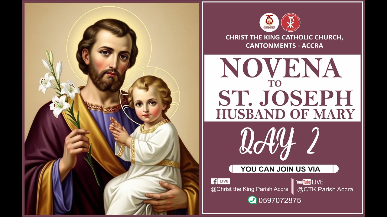 NOVENA TO ST. JOSEPH (HUSBAND OF MARY) -  DAY 2 (11/03/2026)
