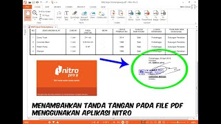 INI DIA CARANYA..!! Cara menambahkan tanda tangan pada file PDF menggunakan Aplikasi NITRO.