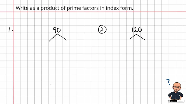 Product of Prime Factors in Index Form