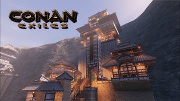 Conan Exiles - Yamatai Mountain Town Build (Isle of Siptah)