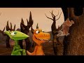Поезд динозавров Сидни и Сельма Цимолесты Мультфильм для детей про динозавров