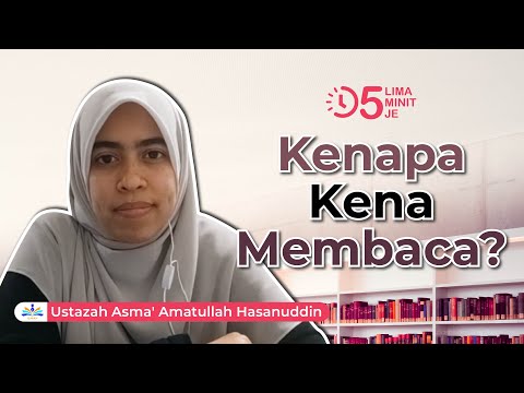 Tazkirah Ringkas Ep. 94 | Kenapa Kena Membaca? 5 Minit Je