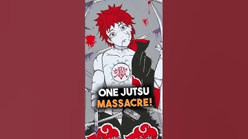 How Sasori Destroyed an Entire Village alone!