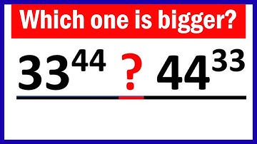 Math Problem: 33^44 vs 44^33 Who Comes Out On Top?