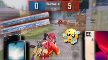 Sharp Aquos R2 Vs Iphone 12 | I Made The Impossible Possible in A TDM 😱❤️ | PUBG MOBILE