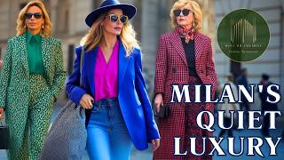 картинка: 🍁 Milan Fall Street Style 🇮🇹: итальянские тенденции моды в октябре 2025