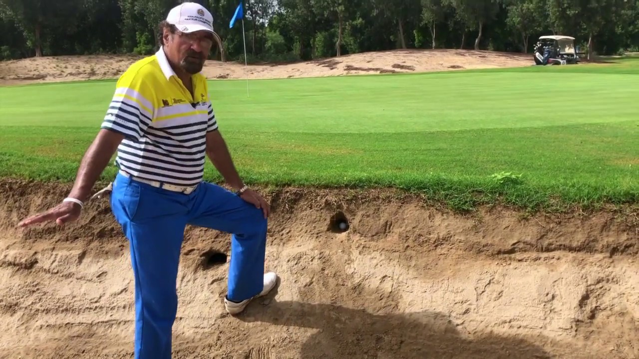 Golf Rule in Urdu. When ball is inside an animal hole YouTube