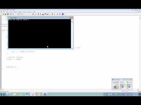 Processing Arrays with Loops