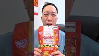 Frank's Red Hot Spicy Gummy Bears 🔥 #food #candy #foodie #spicy #review