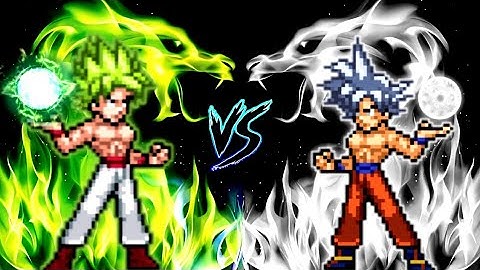 Goku Legendary SSJ V2 (New) (Download) VS Goku MUI DBFZ V4 in Jump Force Mugen