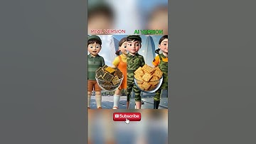 Squid Game AI Onion ASMR:What do you thing of AI version? #shorts #squidgame #asmr