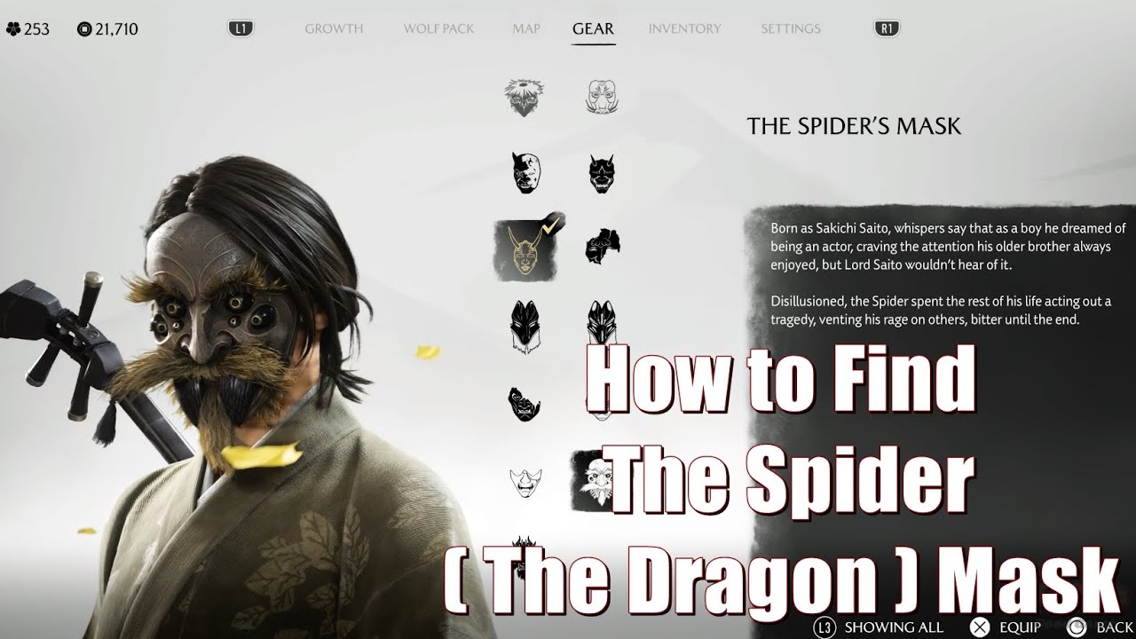 Призрак Ётэя - Как найти маску Паука (Дракона)